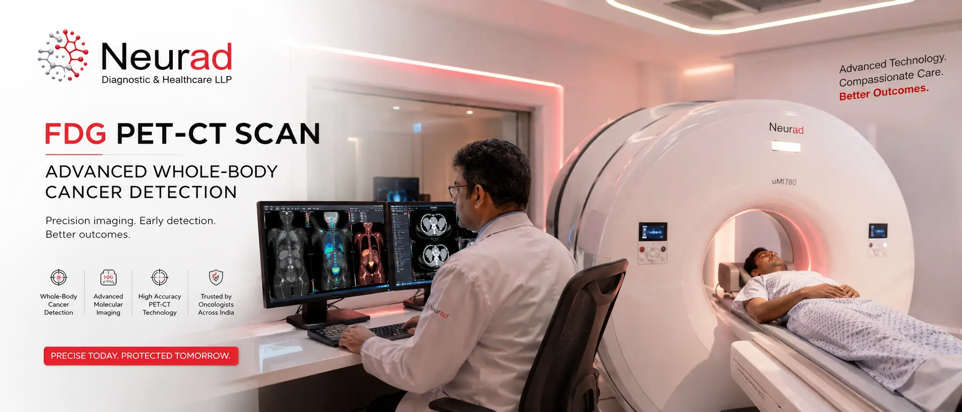 FDG Advanced PET-CT scan technology in action