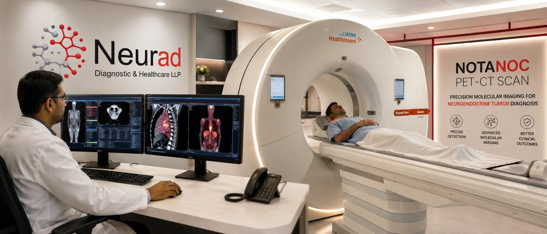 Notanoc Modern medical imaging in a diagnostic suite