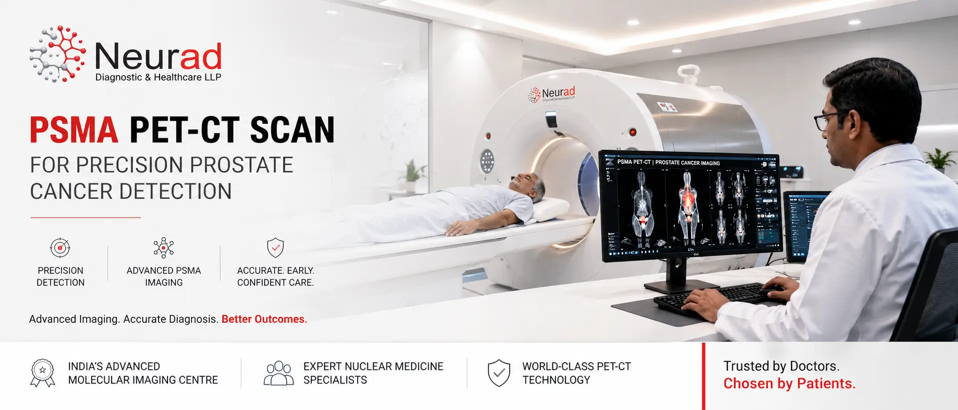 Precision imaging for prostate cancer detection at Neurad Diagnostic & Healthcare LLP