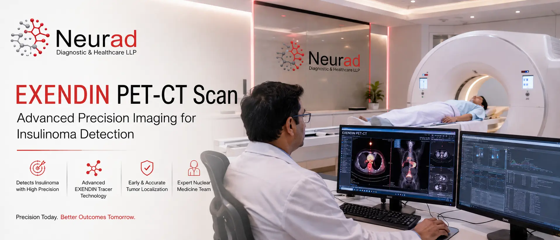 Exendin Pet CT scan at Neurad Diagnostics
